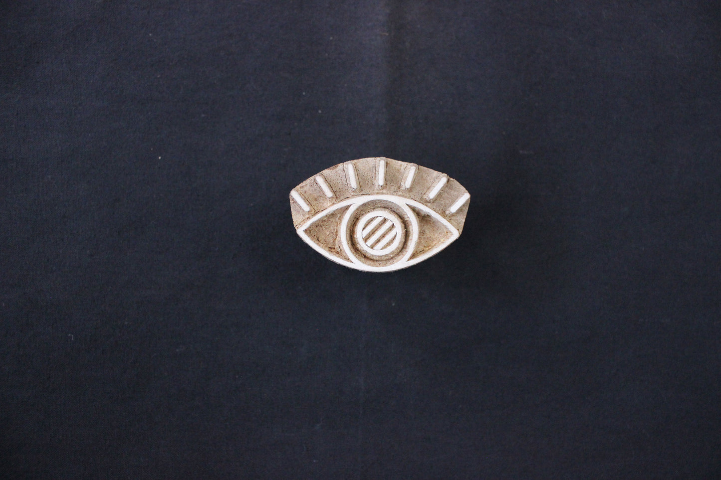 Eye Wood Block Stamp Carve Block Stamp Carve Block Print Stamp Hand Carved Textile Printing Block For Printing Hand Carved Soap Stamp Traditional Wooden Printing Block