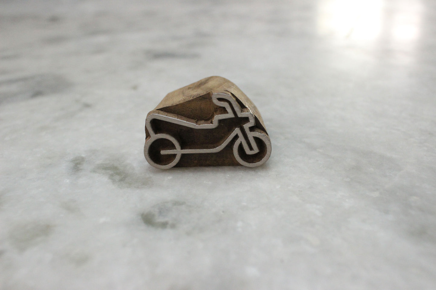 Bike Stamp Hand Carved Wood Block Stamp Vehicle Fabric Stamp Hand Carved Textile Printing Block For Printing Indian Soap Stamp Traditional Wooden Printing Block