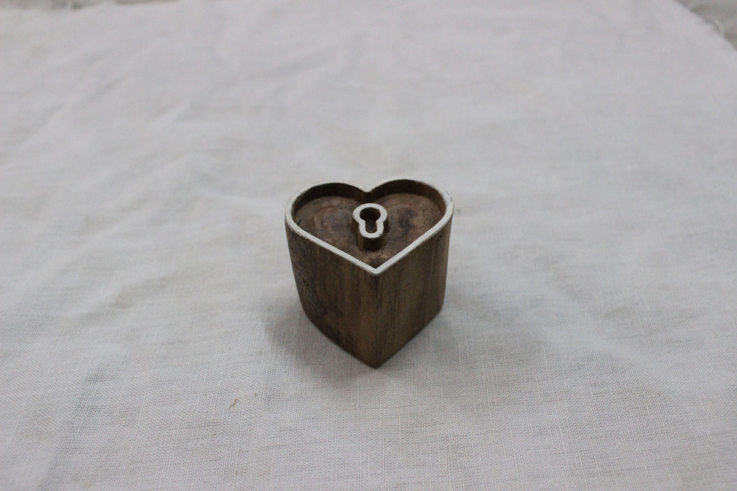 Heart Block Print Stamp Carve Block Stamp Love Wood Block Stamp Hand Carved Textile Block For Printing Indian Soap Making Stamp Traditional Wooden Block