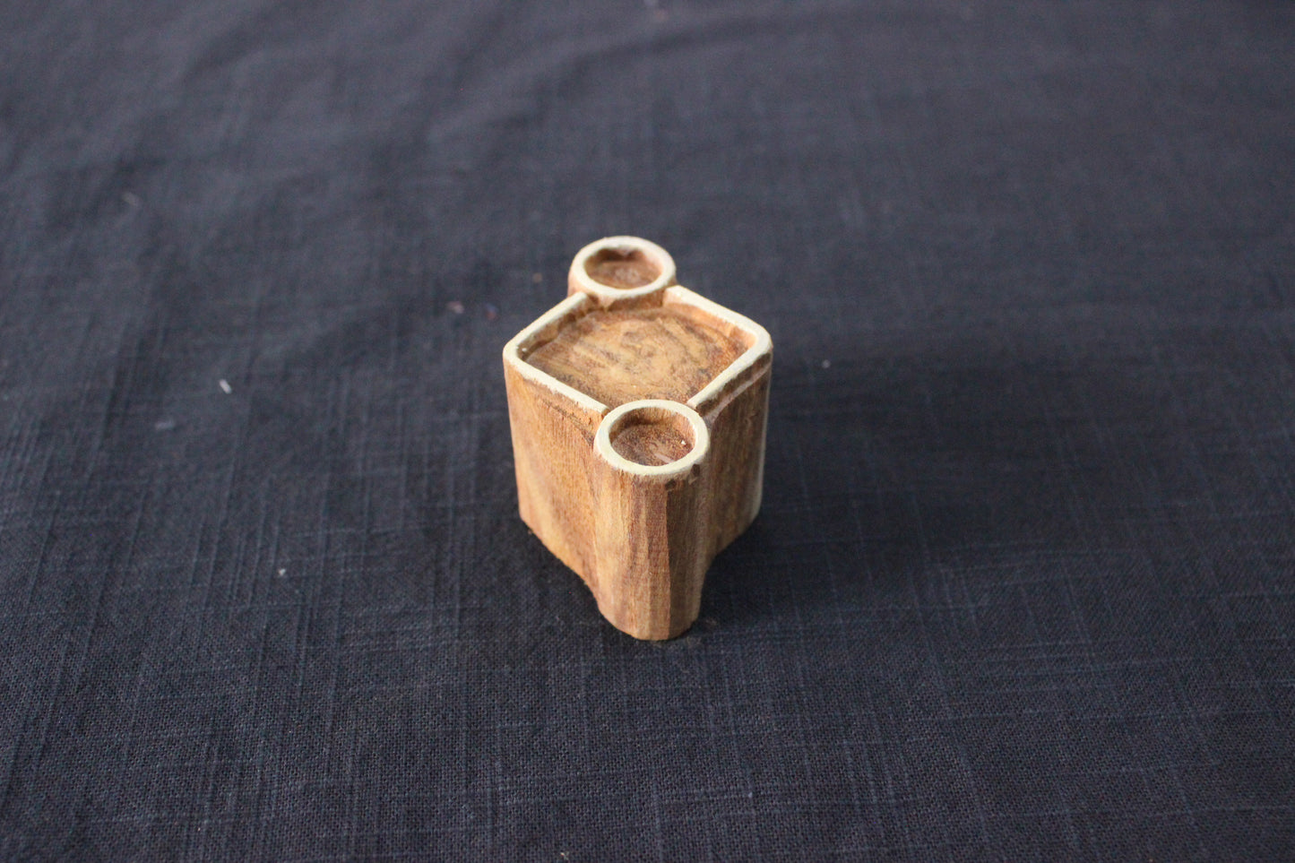 Puzzle Stamp Hand Carved Wood Block Stamp Game Block Print Stamp Carve Textile Block For Printing Space Soap Making Stamp Connection Textile Block