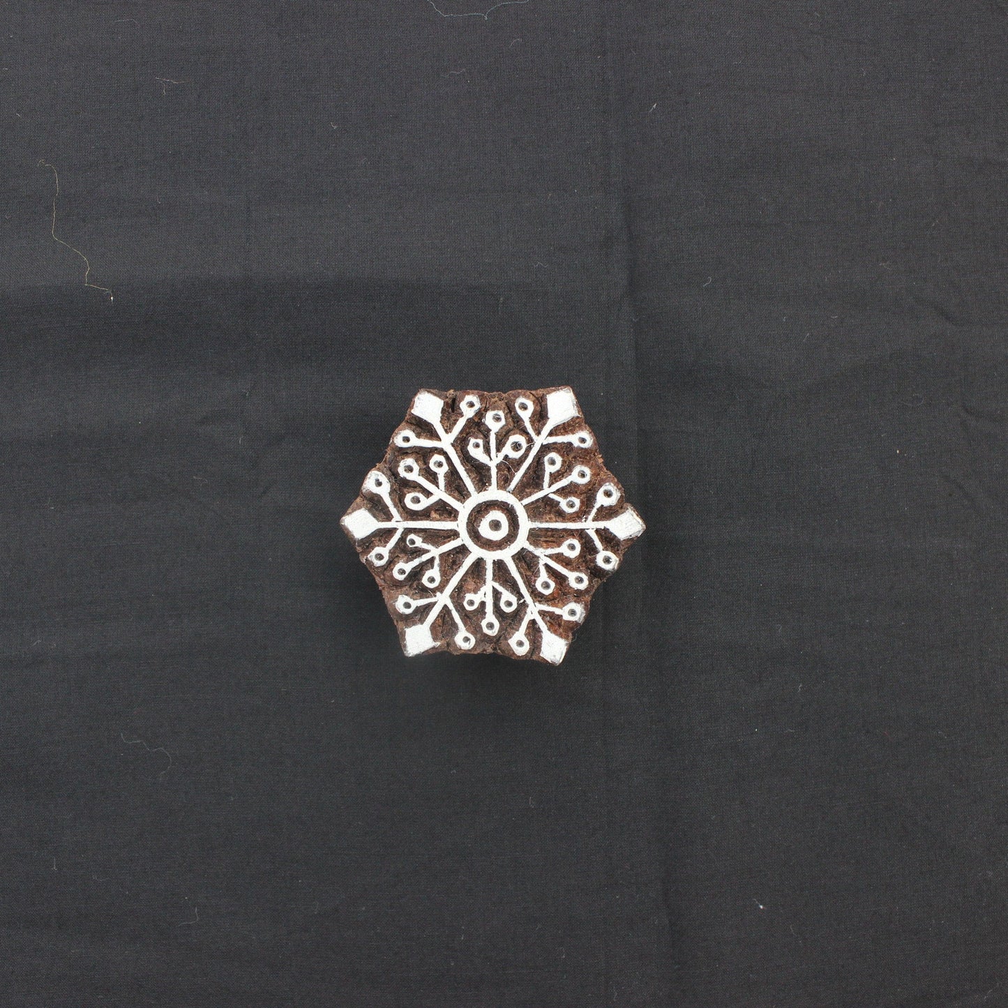 Handcrafted Snowflakes Textile Printing Blocks Unique Indian Wood Stamps Christmas Stamps Art And Collectibles Stamp Blocks