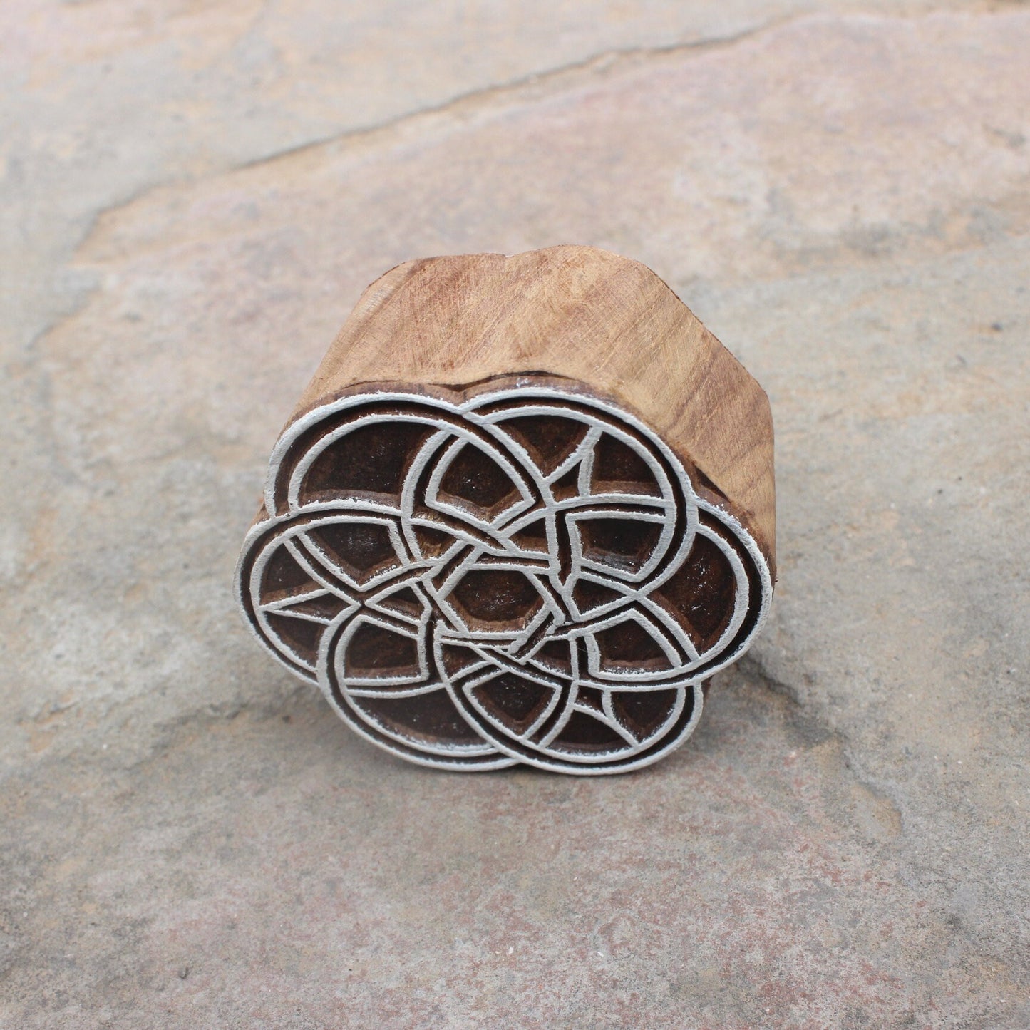 Celtic Block Print Stamp Flower Of Life Stamp Mandala Stamp Indian Stamp Indian Textile Block For Printing Geometric Soap Stamp Wooden Block