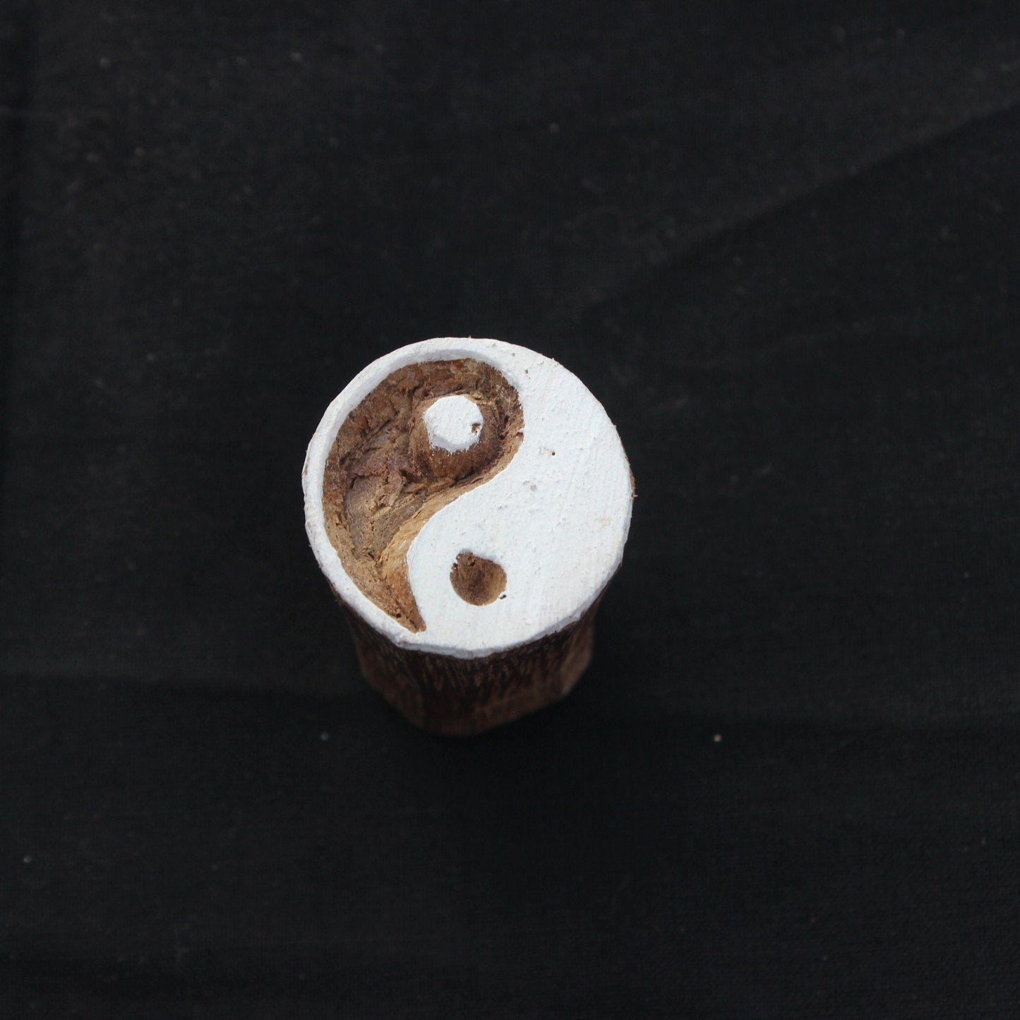 Yin Yang Fabric Block Stamp Hippie Fabric Stamp Indian Fabric Block Stamp Carve Textile Block For Printing Carve Block Soap Making Stamp