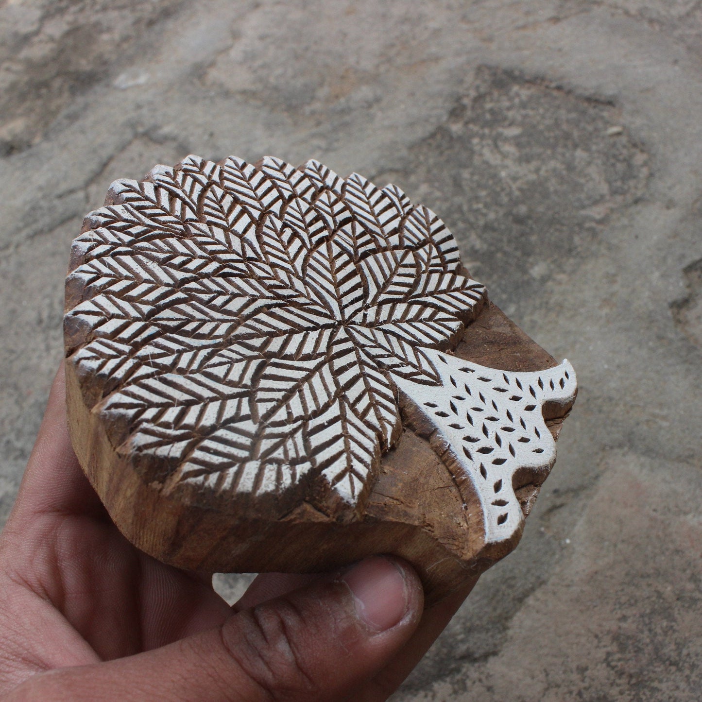 Tree Of Life Block Print Stamp Wood Block Stamp Carve Block Tree Fabric Stamp Hand Carved Wooden Block Stamp For Printing Petals Soap Stamp