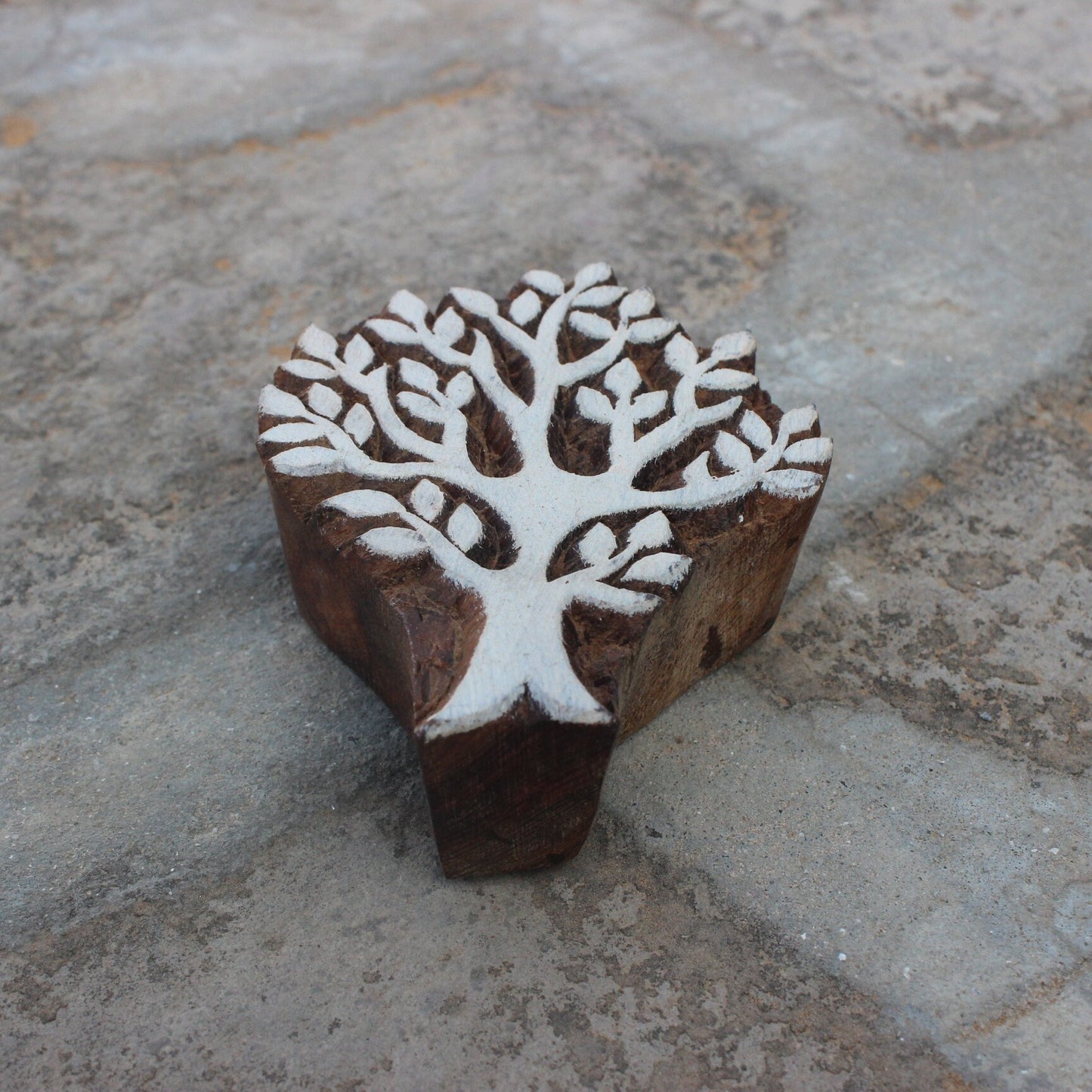 Tree Fabric Block Print Stamp Hand Carved Stamp Indian Wooden Stamp Tree Of Life Wood Block Stamp For Printing Hand Carve Soap Making Stamp