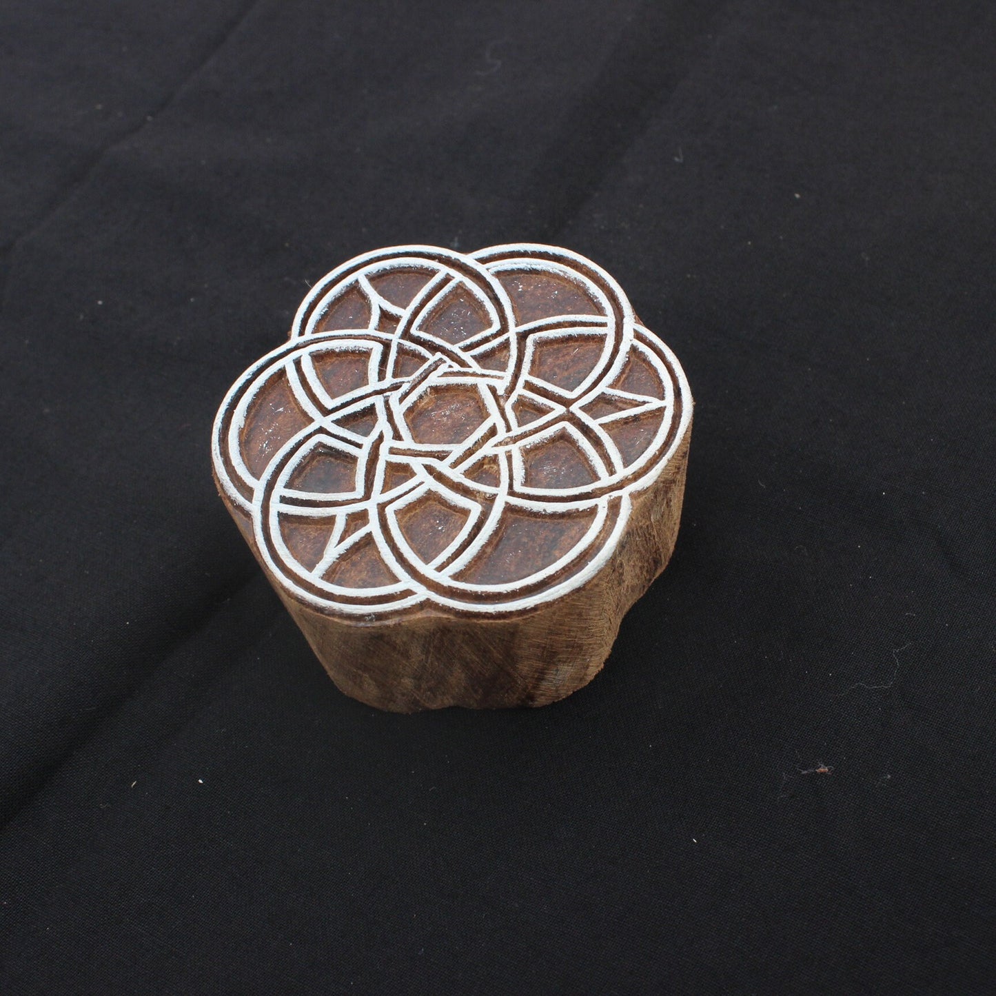 Celtic Block Print Stamp Flower Of Life Stamp Mandala Stamp Indian Stamp Indian Textile Block For Printing Geometric Soap Stamp Wooden Block