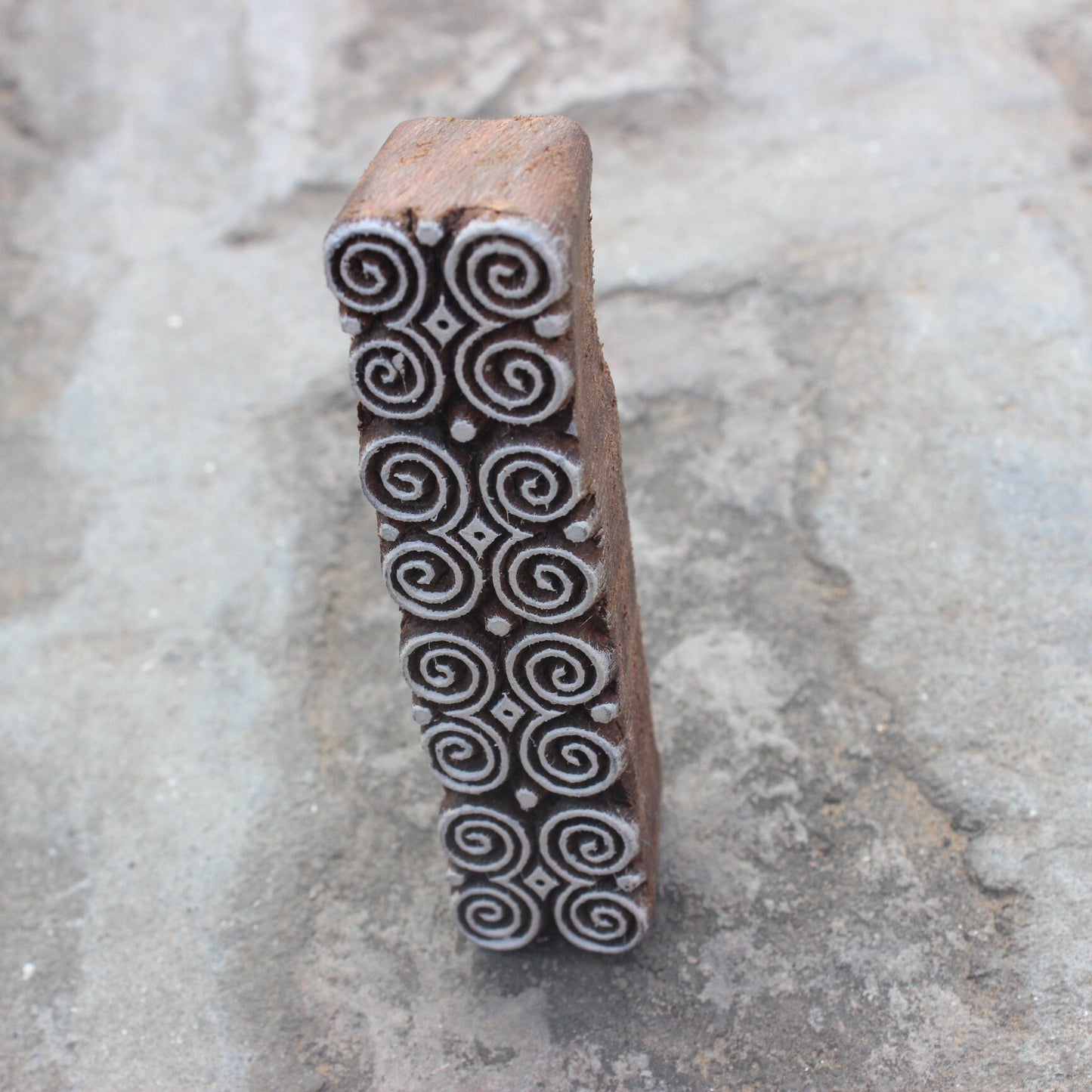 Celtic Border Block Print Stamp Carve Block Print Stamp Indian Wood Block Stamp Hand Carved Textile Printing Block For Printing Hand Carve