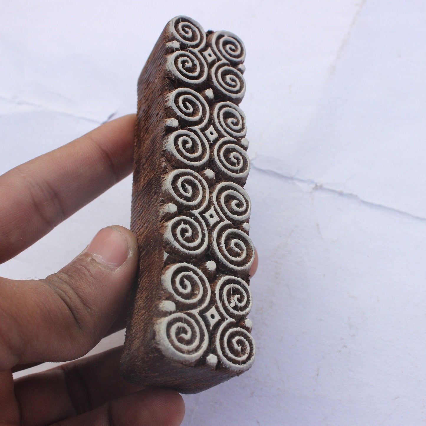 Celtic Border Block Print Stamp Carve Block Print Stamp Indian Wood Block Stamp Hand Carved Textile Printing Block For Printing Hand Carve