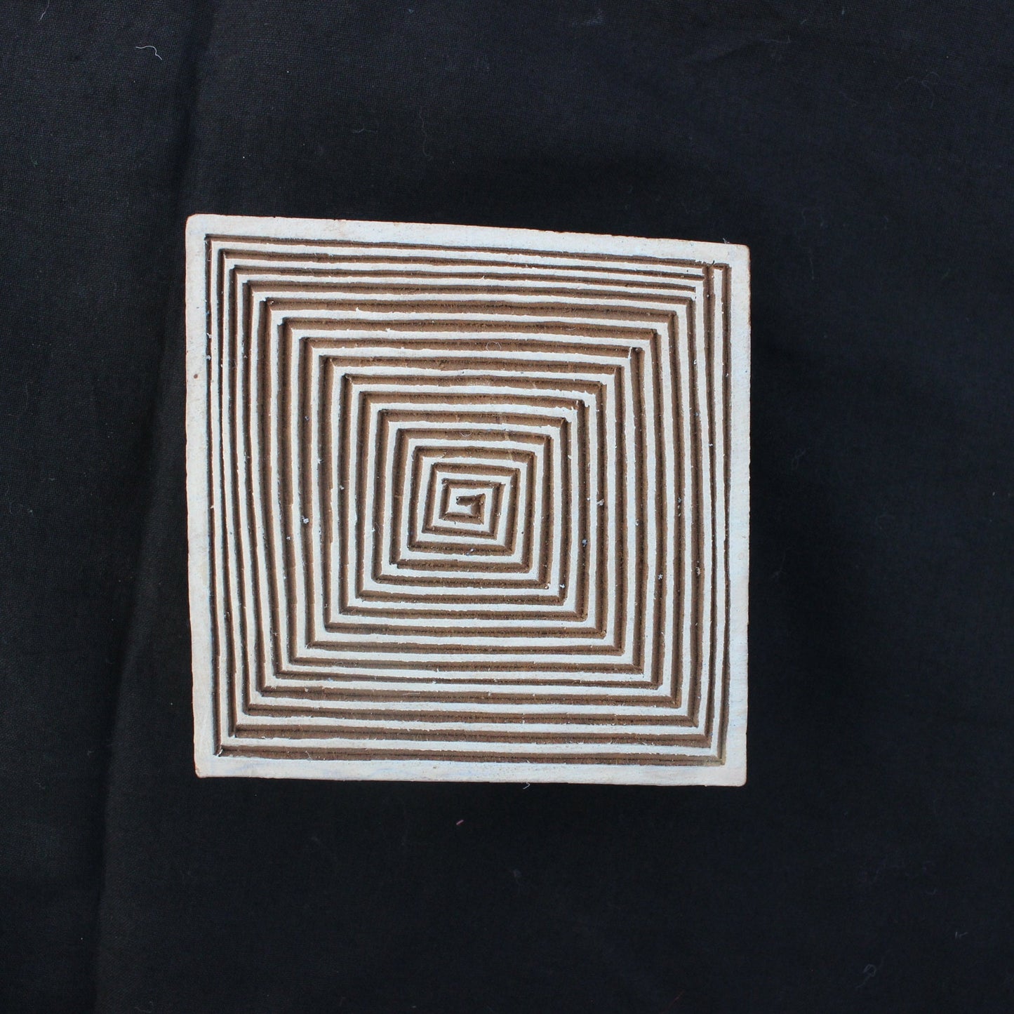 Square Block Print Stamp Celtic Wood Block Stamp Hand Carved Fabric Stamp Hand Carved Wooden Stamp For Printing Geometric Soap Making Stamp