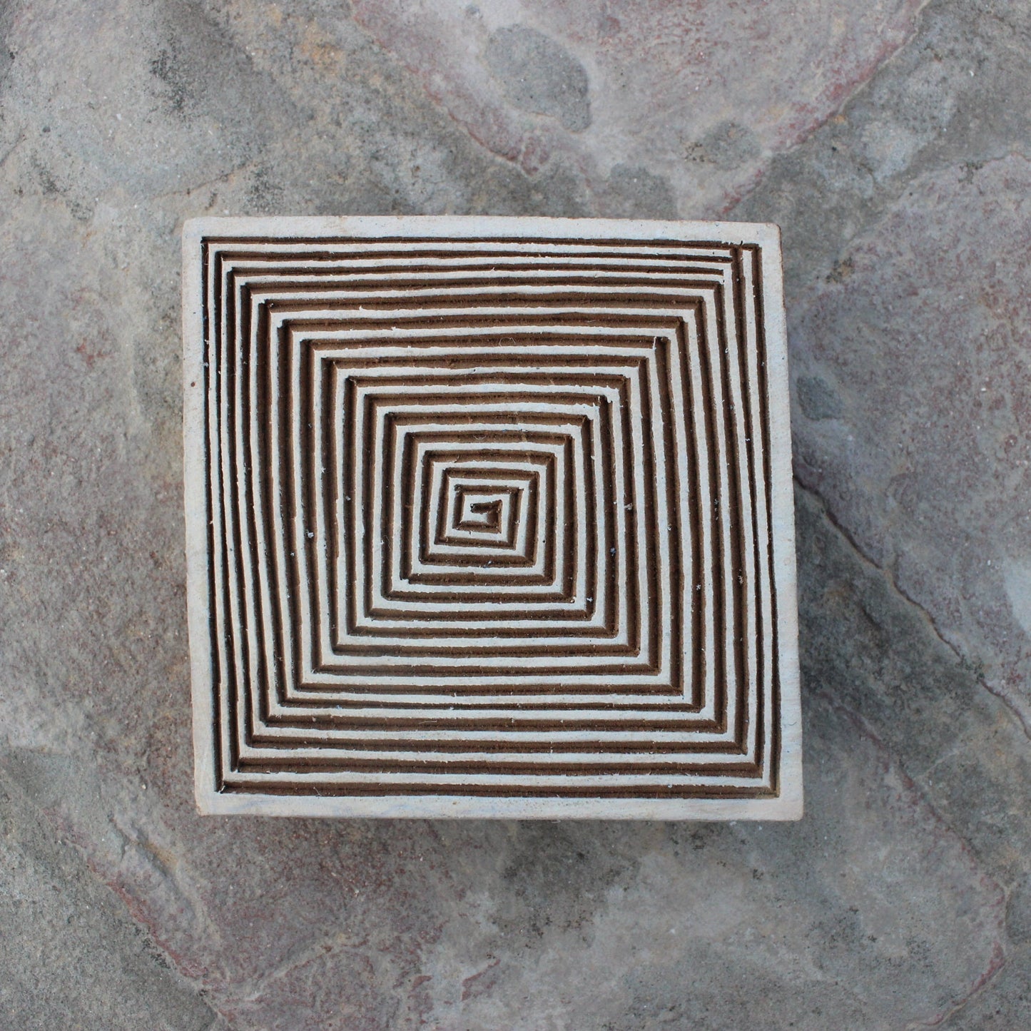 Square Block Print Stamp Celtic Wood Block Stamp Hand Carved Fabric Stamp Hand Carved Wooden Stamp For Printing Geometric Soap Making Stamp