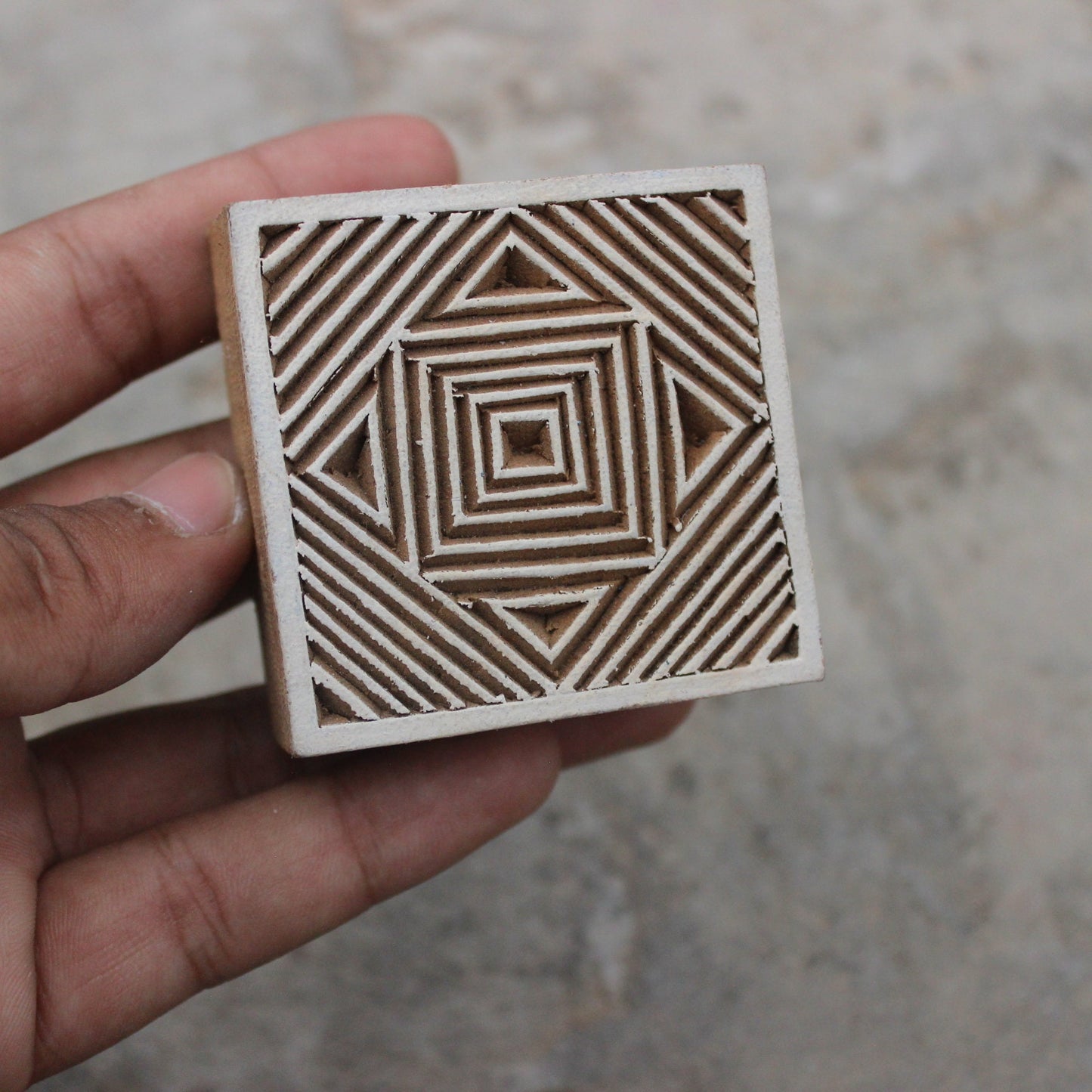 Carve Wooden Stamp Carve Block Wood Block Stamp For Printing Celtic Stamp Square Fabric Stamp Geometric Soap Stamp Traditional Wooden Block