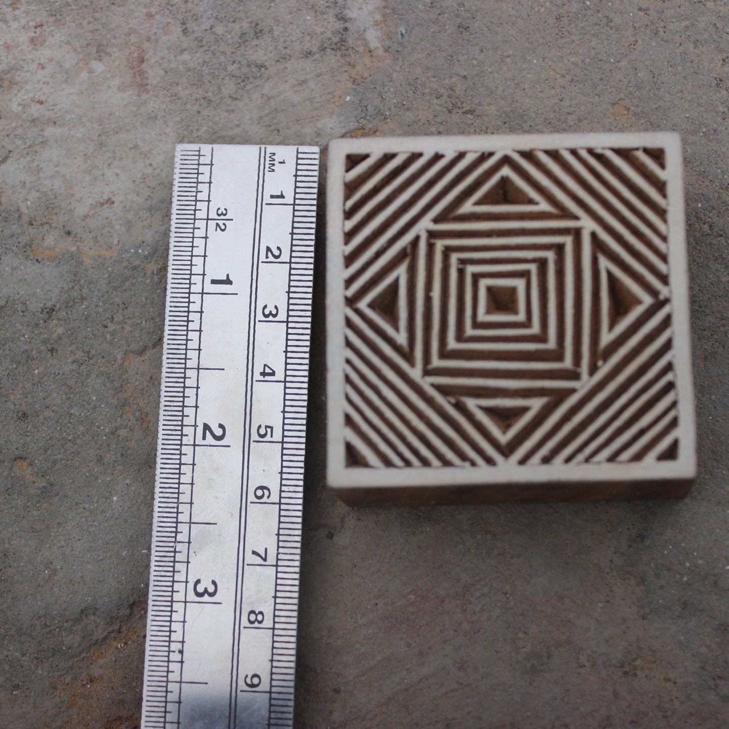 Carve Wooden Stamp Carve Block Wood Block Stamp For Printing Celtic Stamp Square Fabric Stamp Geometric Soap Stamp Traditional Wooden Block