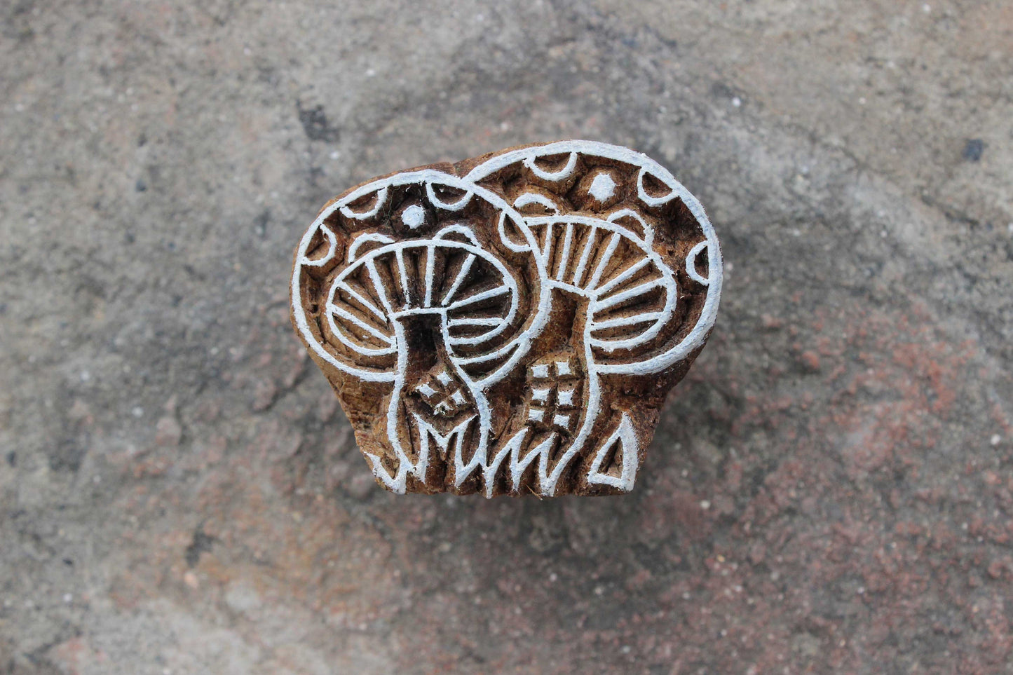 Mushroom Block Print Stamp Carve Wooden Block Print Stamp Carve Wood Block Print Stamp Kids Block Print Stamp For Printing Hippie Soap Stamp