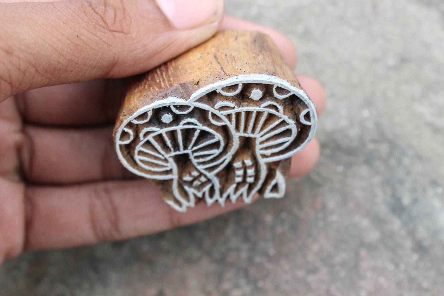 Mushroom Block Print Stamp Carve Wooden Block Print Stamp Carve Wood Block Print Stamp Kids Block Print Stamp For Printing Hippie Soap Stamp