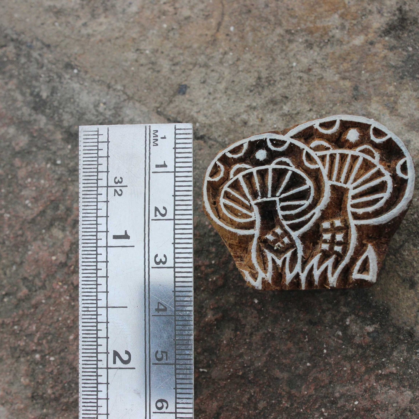 Mushroom Block Print Stamp Carve Wooden Block Print Stamp Carve Wood Block Print Stamp Kids Block Print Stamp For Printing Hippie Soap Stamp