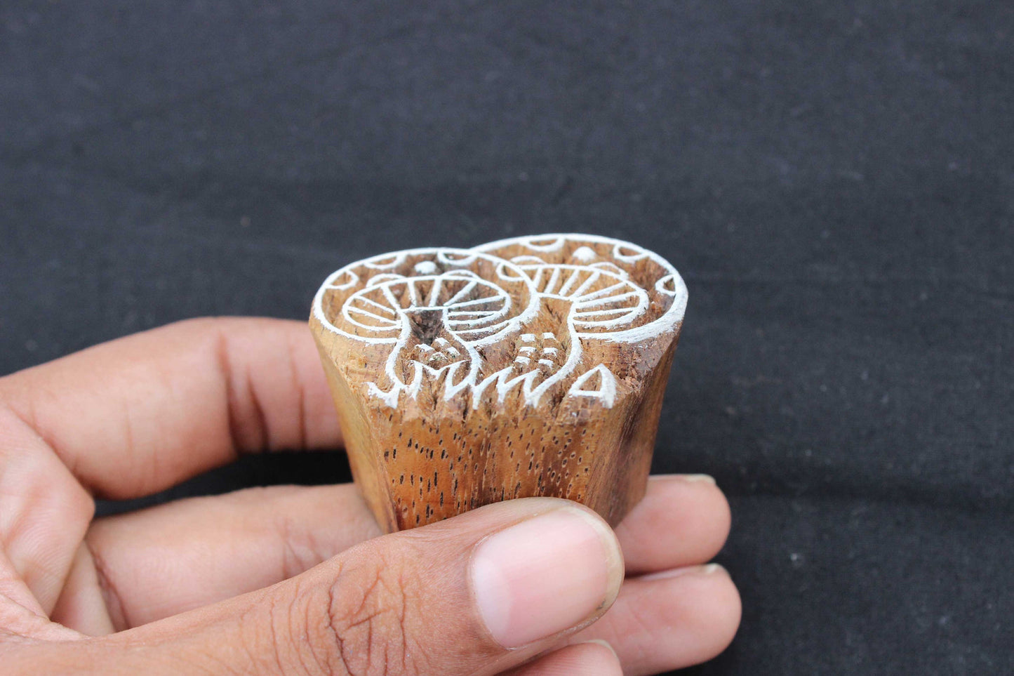 Mushroom Block Print Stamp Carve Wooden Block Print Stamp Carve Wood Block Print Stamp Kids Block Print Stamp For Printing Hippie Soap Stamp