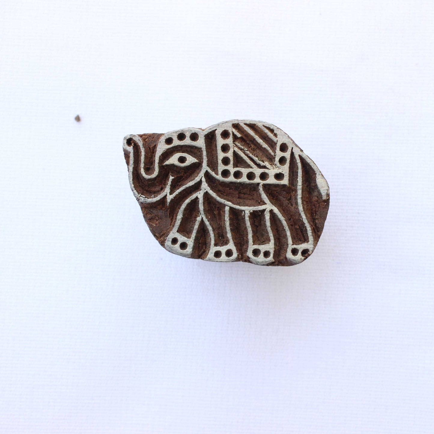 Elephant Stamp Carve Block Fabric Stamp Animal Stamp Indian Textile Printing Block For Printing Kids Craft Soap Stamp Wedding Textile Block