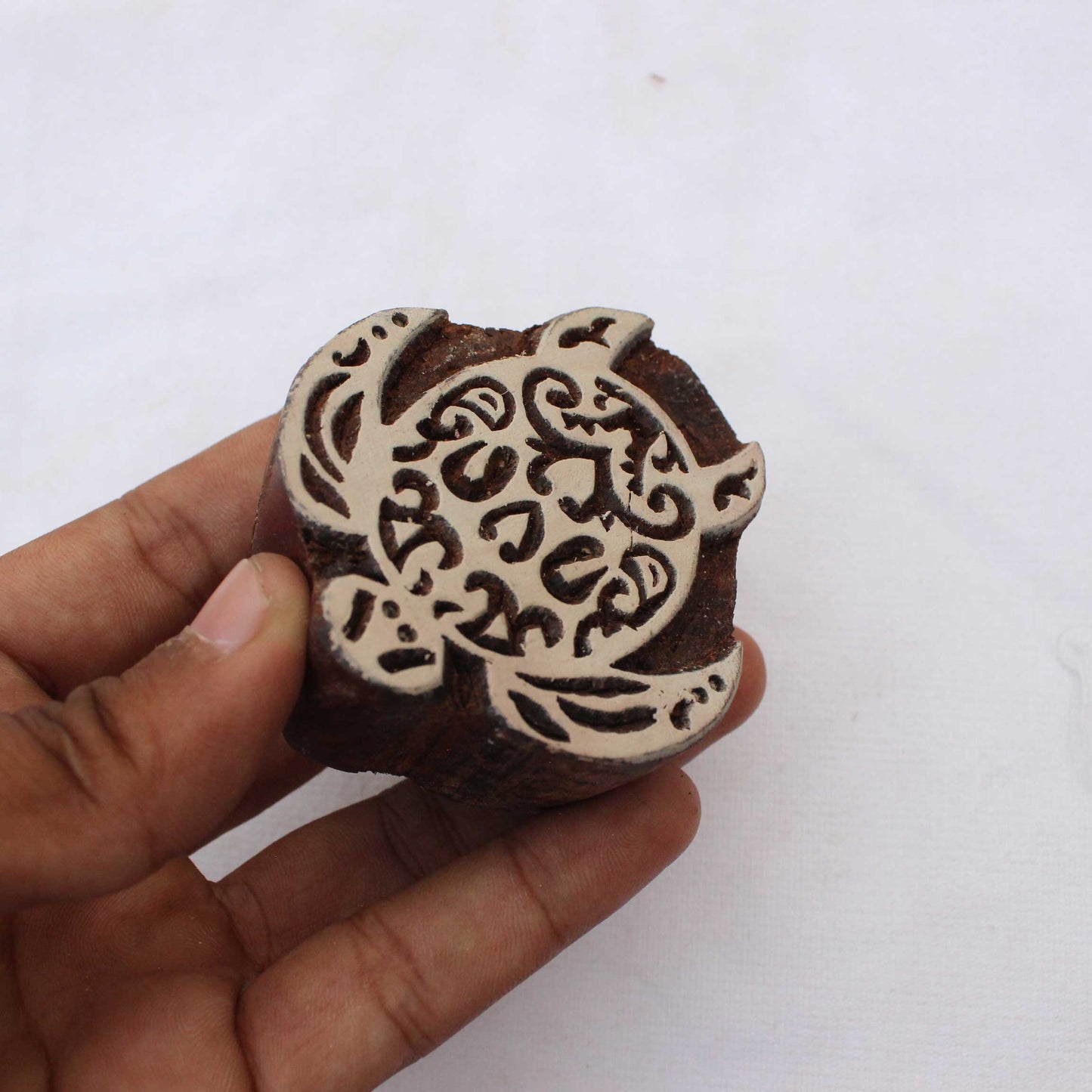 Tortoise Block Print Stamp Indian Wooden Stamp Indian Block Print Stamp Hippie Fabric Block Print Stamp For Printing Good Luck Soap Stamp