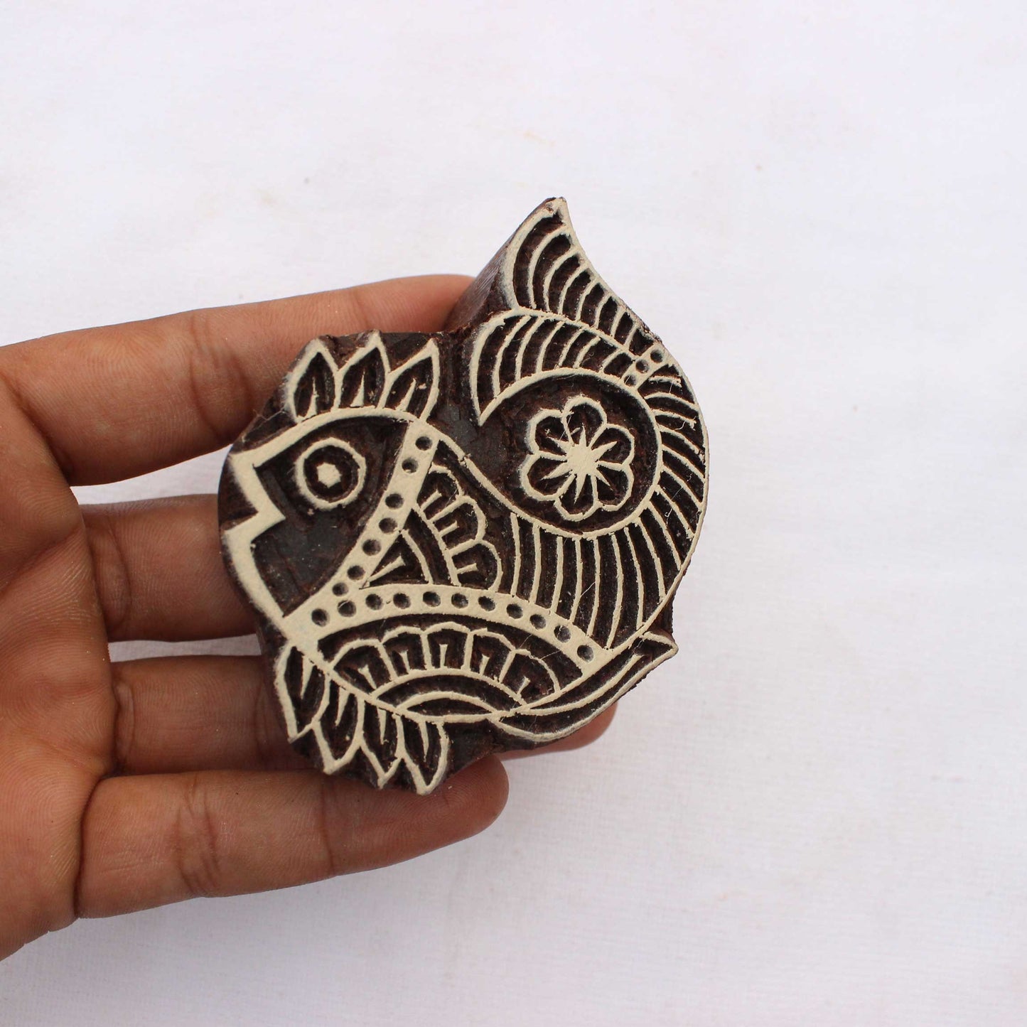 Fish Stamp Aquatic Fabric Stamp Indian Fabric Stamp Hand Carved Wooden Stamp For Printing Sea Soap Stamp Kids Craft Wooden Printing Block