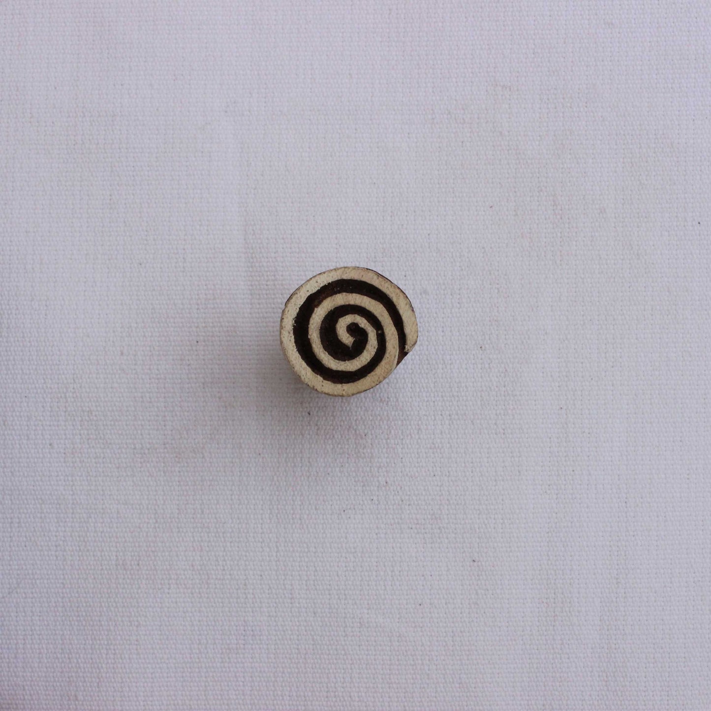 Celtic Block Print Stamp Hand Carved Wood Block Stamp Carve Wooden Stamp Spiral Block Print Stamp For Printing Circle Soap Making Stamp