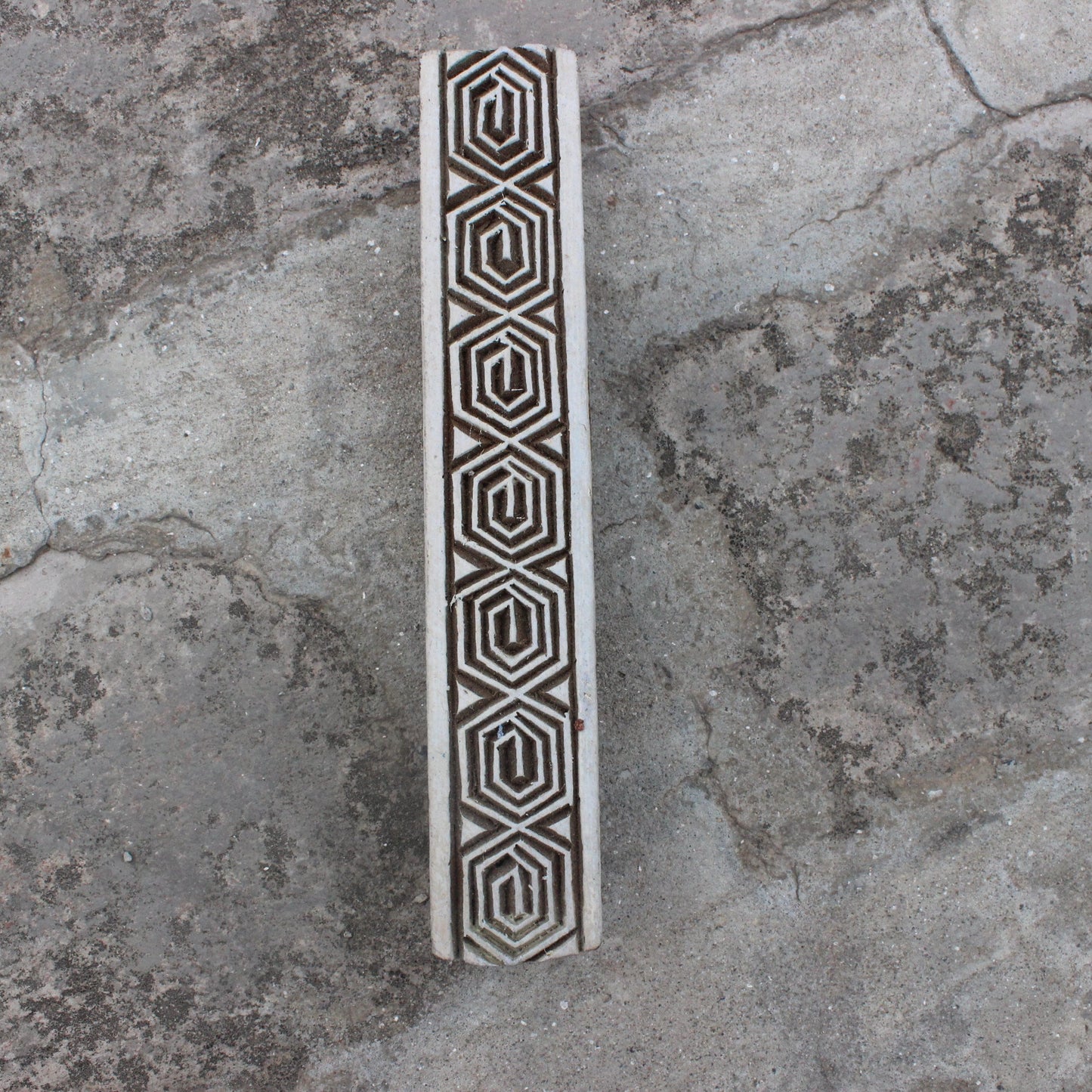 Celtic Border Fabric Stamp Hand Carved Stamp Geometric Stamp Indian Textile Printing Block For Printing Ethnic Soap Stamp Celtic Textile