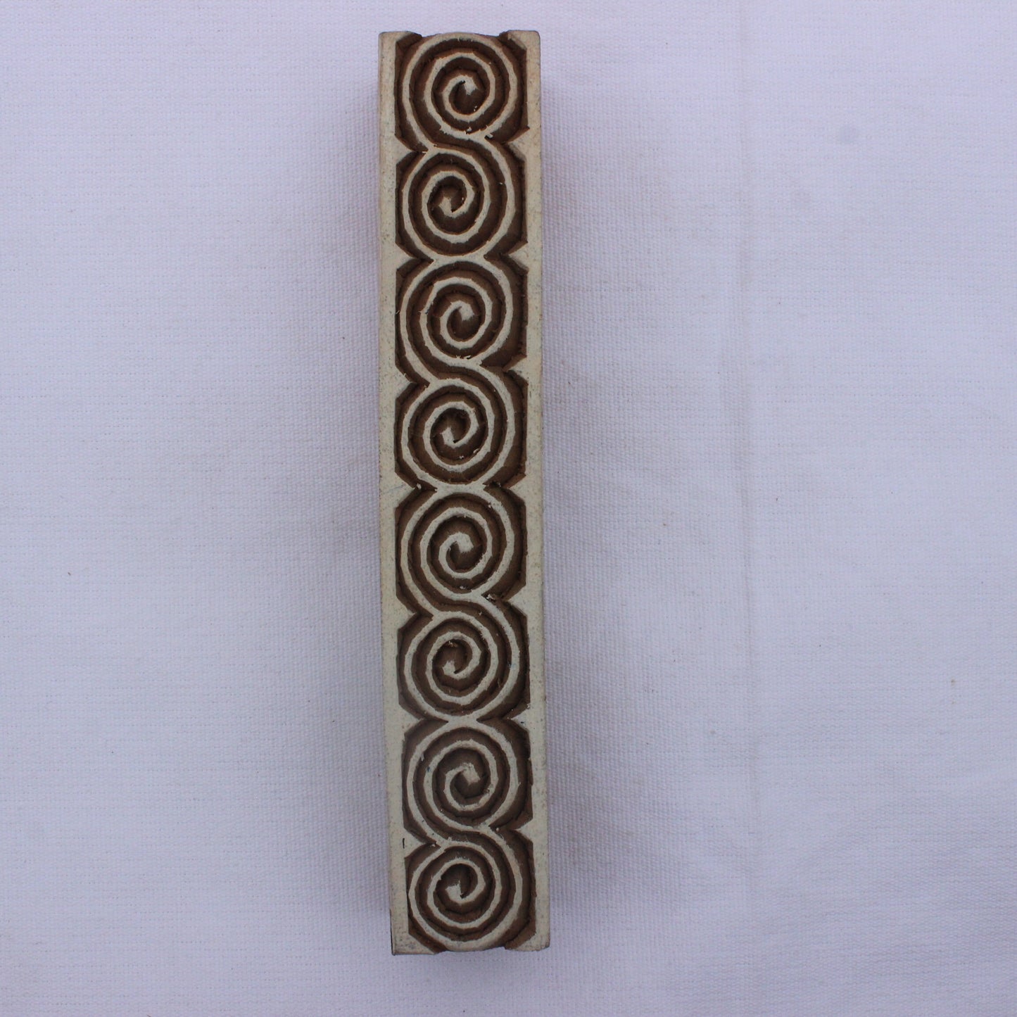 Celtic Border Stamp Indian Wooden Stamp Hand Carved Stamp Geometric Block Print Stamp For Printing Ethnic Soap Making Stamp Spiral Textile