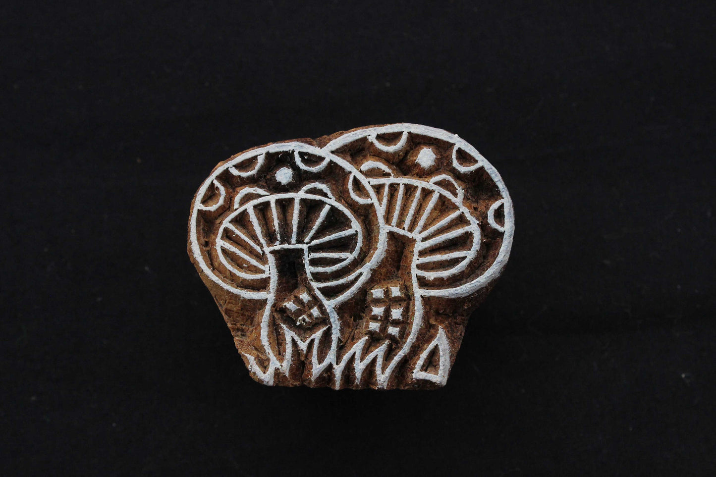 Mushroom Block Print Stamp Carve Wooden Block Print Stamp Carve Wood Block Print Stamp Kids Block Print Stamp For Printing Hippie Soap Stamp