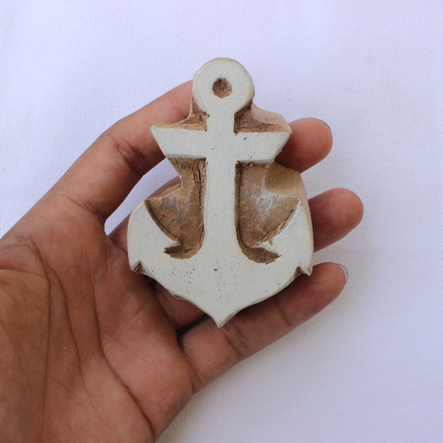 Nautical Block Print Stamp Hand Carved Wood Block Stamp Marine Stamp Hand Carved Textile Printing Block For Printing Journey Soap Stamp