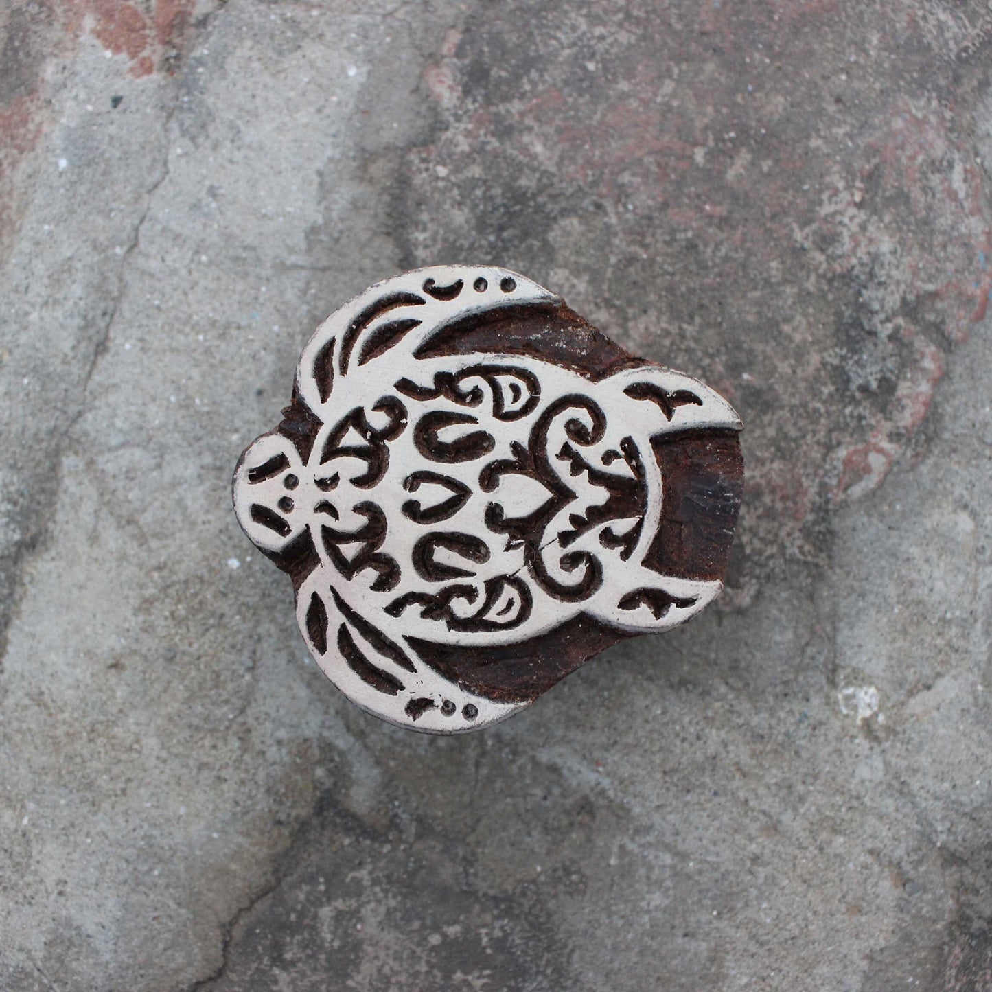 Tortoise Block Print Stamp Indian Wooden Stamp Indian Block Print Stamp Hippie Fabric Block Print Stamp For Printing Good Luck Soap Stamp