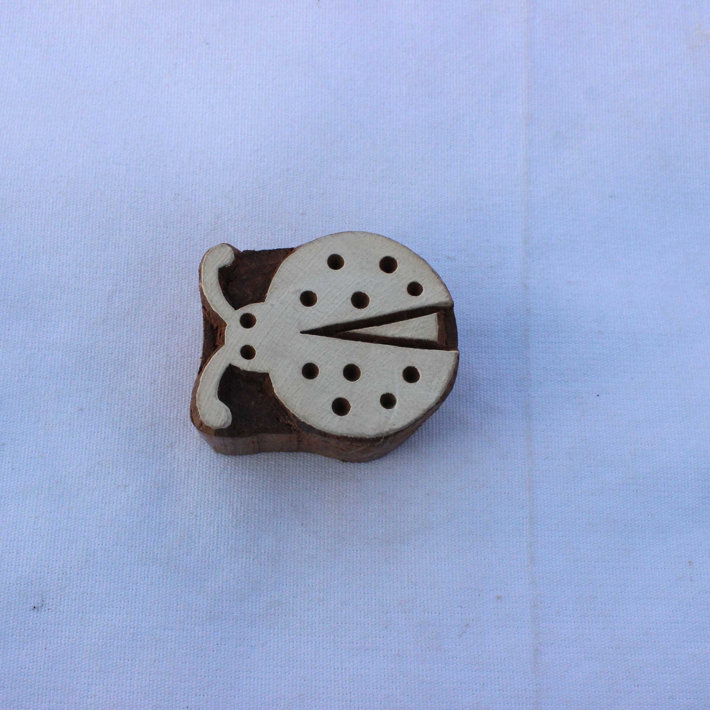 Kids Craft Block Print Stamp Carve Block Print Stamp Ladybug Block Print Stamp Hand Carved Textile Block For Printing Insect Soap Stamp