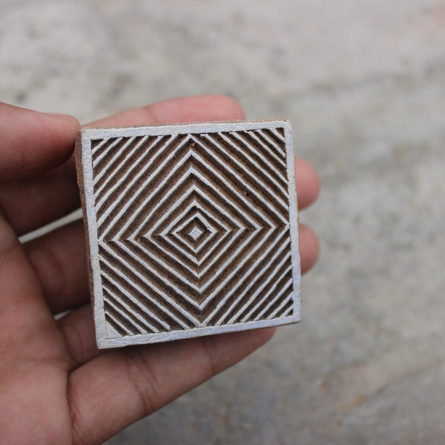 Geometric Block Print Stamp Square Block Print Stamp Indian Wood Block Stamp Carve Textile Printing Block For Printing Celtic Soap Stamp