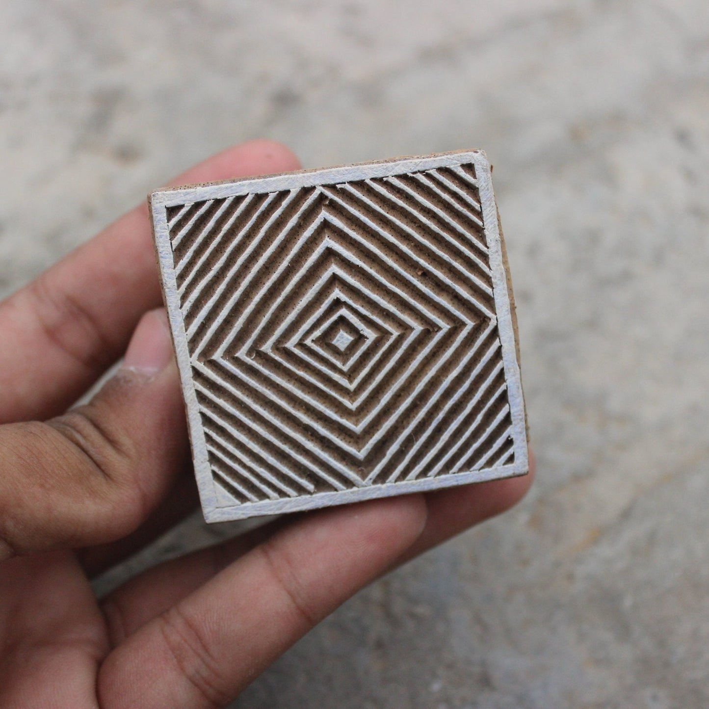 Geometric Block Print Stamp Square Block Print Stamp Indian Wood Block Stamp Carve Textile Printing Block For Printing Celtic Soap Stamp