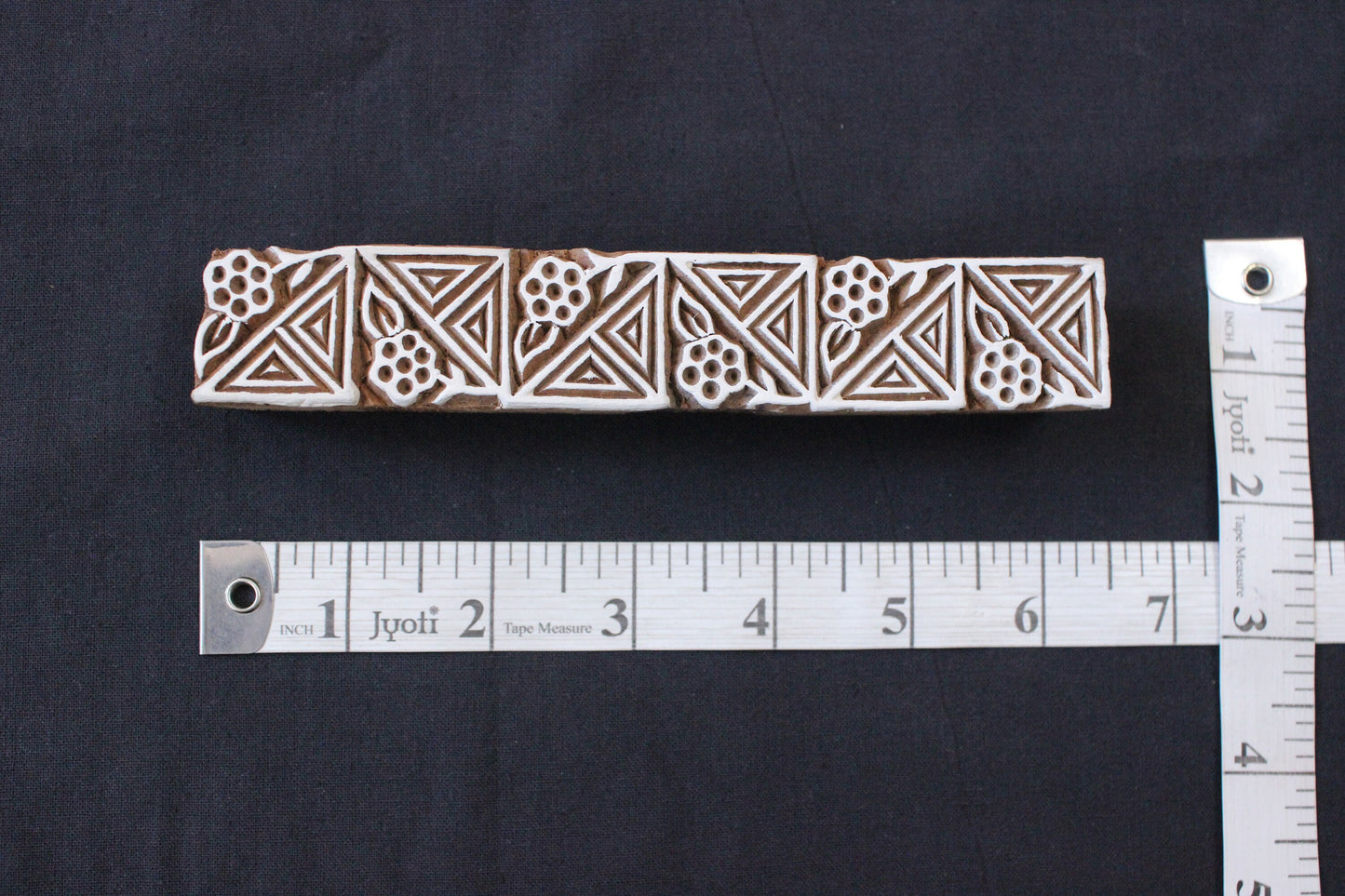 Geometric Border Block Print Stamp Border Wood Block Stamp Indian Stamp Indian Textile Block For Printing Line Border Soap Making Stamp