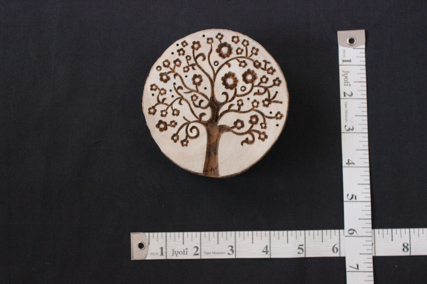 Tree Of Life Stamp Indian Fabric Stamp Good Luck Fabric Stamp Hand Carved Textile Printing Block For Printing Card Making Soap Making Stamp